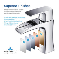 Elegant Single Handle Lavatory Faucet - Chrome