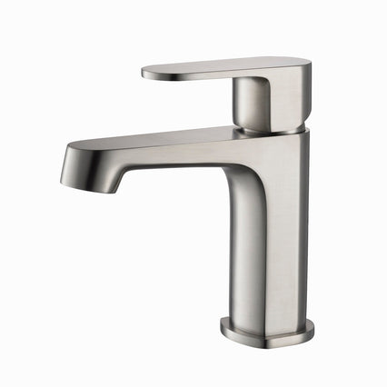 Single Handle Lavatory Faucet Brushed Nickle