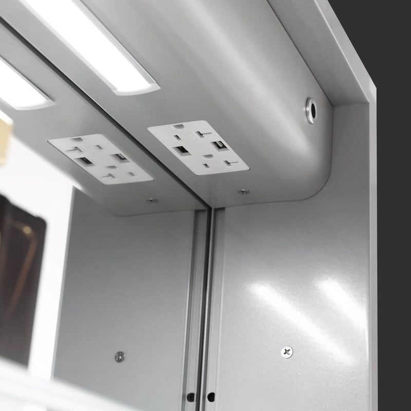 Sirius – 30 Inches LED Medicine Cabinet with Clock