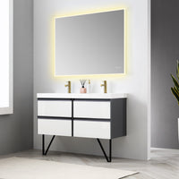Beta 48″x36″ LED Mirror with Frosted Sides