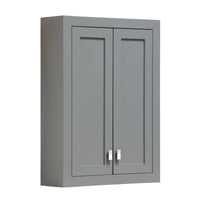 Water Creation Madison Collection Wall Cabinet in Cashmere Grey MADISON-TT-G