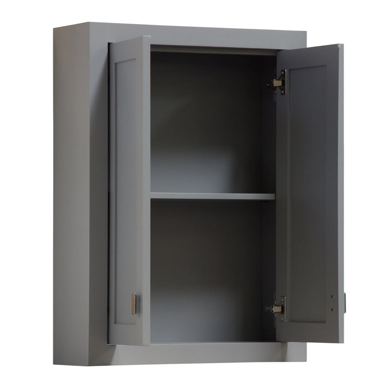 Water Creation Madison Collection Wall Cabinet in Cashmere Grey MADISON-TT-G