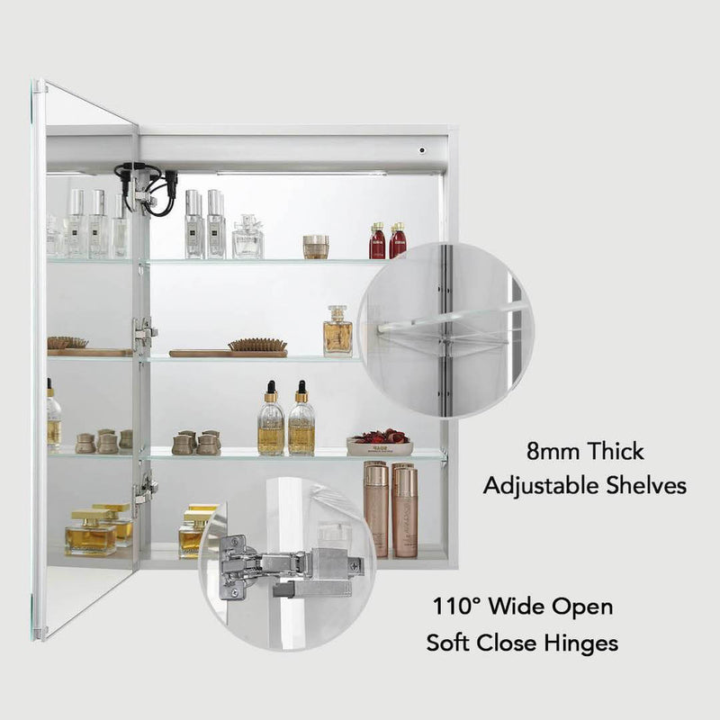 Vega – 24 Inches LED Medicine Cabinet  (Left Side)