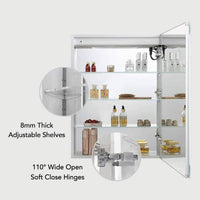 Vega – 24 Inches LED Medicine Cabinet (Right Side)