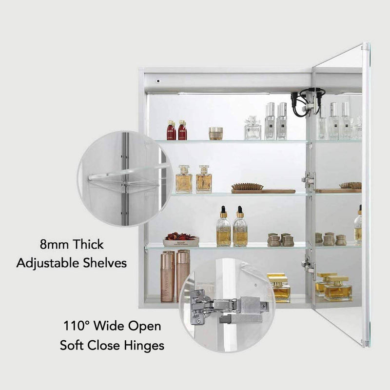 Vega – 24 Inches LED Medicine Cabinet (Right Side)