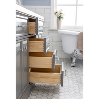 Water Creation 60" Palace Collection Quartz Carrara Cashmere Grey Bathroom Vanity Set with Hardware and F2-0009 Faucets, Mirror in Chrome Finish PA60D-0109CG