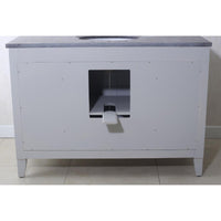 Water Creation 60" Earl Grey Double Sink Bathroom Vanity with Faucets From The Potenza Collection POTENZA60EGF