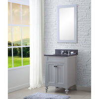 Water Creation 24" Earl Grey Single Sink Bathroom Vanity From The Potenza Collection POTENZA24EG