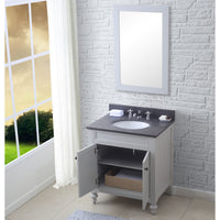 Water Creation 30" Earl Grey Single Sink Bathroom Vanity From The Potenza Collection POTENZA30EG