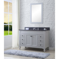 Water Creation 48" Earl Grey Single Sink Bathroom Vanity with Faucet From The Potenza Collection POTENZA48EGF