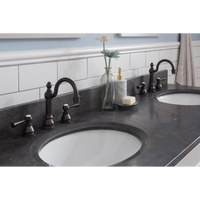 Water Creation Potenza 60" Bathroom Vanity in Earl Grey with Blue Limestone Top with Faucet POTENZA60EGF2
