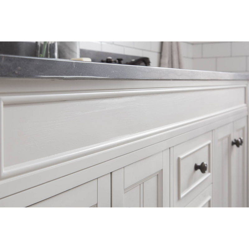 Water Creation Potenza 60" Bathroom Vanity in Earl Grey with Blue Limestone Top with Faucet POTENZA60EGF2