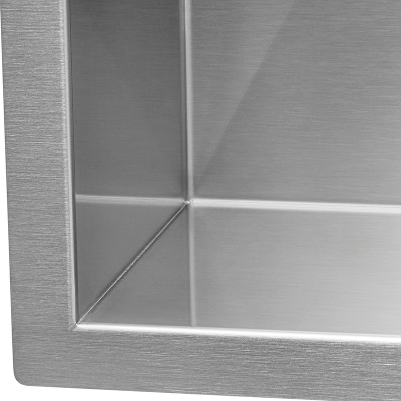 Ruvati 24" x 18" x 13" Deep Laundry Utility Sink Undermount 16 Gauge Stainless Steel - RVU6124