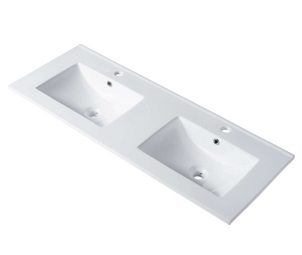 Ceramic Basin 48″ X 18″ Top-Mount Rectangular