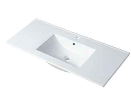 Ceramic Basin 48″ X 18″ Top-Mount Rectangular Single
