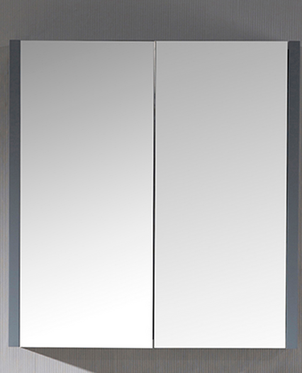 Monaco 30 Inch Medicine Cabinet Metal Grey