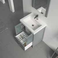 Sydney 24 Inch (Vanity Only) Metal Grey