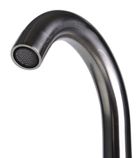 Alfi brand Floor Mount Tub Filler with Shower Head Polished/Brushed Brushed Nickle Back