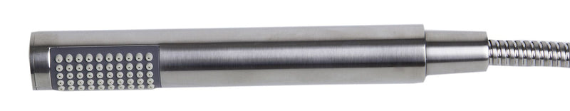 Alfi brand Floor Mount Tub Filler with Shower Head Polished/Brushed Brushed Nickle Back