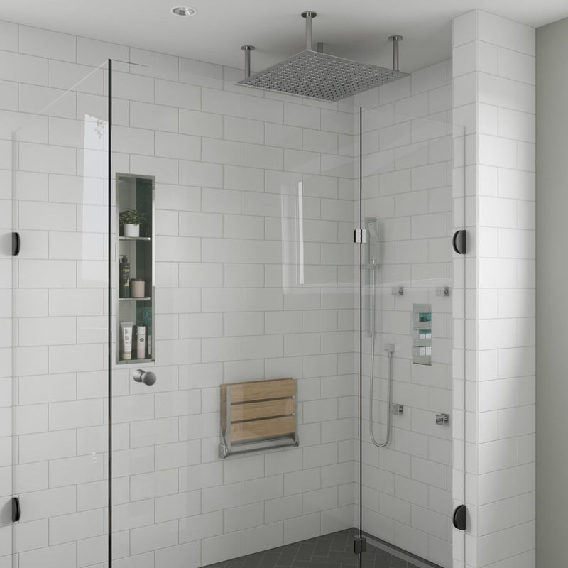 ALFI brand 36" Polished Stainless Steel Linear Shower Drain w/ Solid Cover