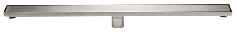ALFI 36" Brushed Stainless Steel Linear Shower Drain w/ Solid Cover