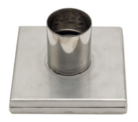 ALFI brand  5"x5" Square Brushed Stainless Steel Shower Drain w/ Solid Cover