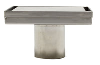 ALFI brand  5"x5" Square Brushed Stainless Steel Shower Drain w/ Solid Cover