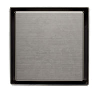 ALFI brand  5"x5" Square Brushed Stainless Steel Shower Drain w/ Solid Cover