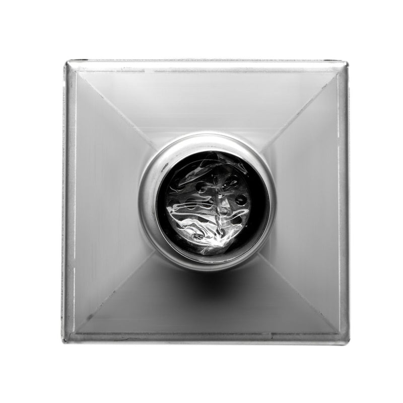 ALFI brand 5"x5" Square Polished Stainless Steel Shower Drain w/ Solid Cover