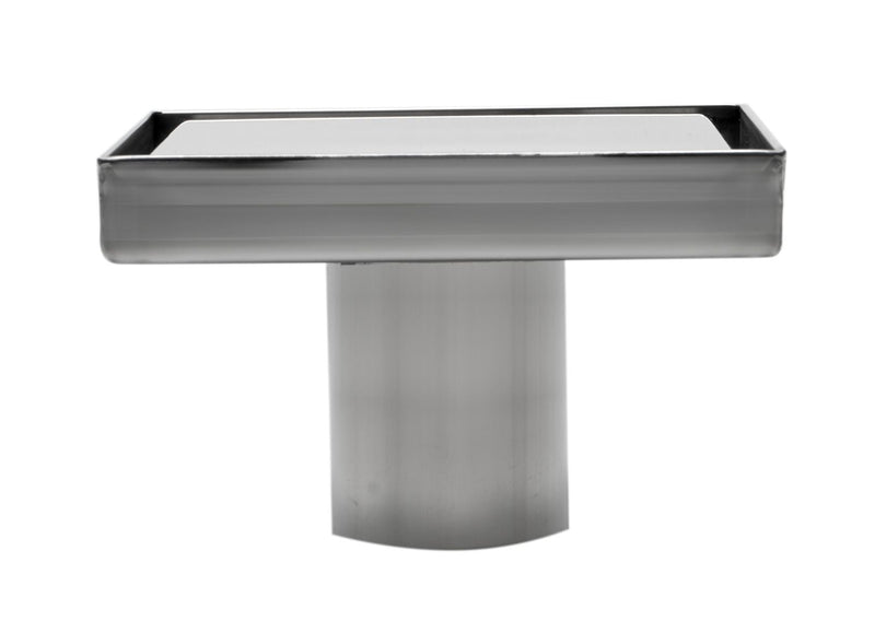 ALFI brand 5"x5" Square Polished Stainless Steel Shower Drain w/ Solid Cover