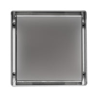 ALFI brand 5"x5" Square Polished Stainless Steel Shower Drain w/ Solid Cover