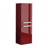 LaToscana Ambra Wall Mounted Floating Linen Tower with 2 Shelves - Model Bath