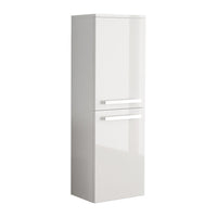 LaToscana Ambra Wall Mounted Floating Linen Tower with 2 Shelves - Model Bath