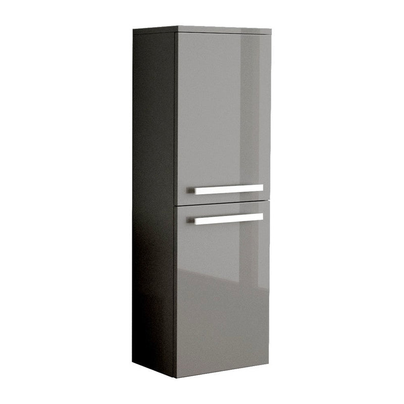 LaToscana Ambra Wall Mounted Floating Linen Tower with 2 Shelves - Model Bath