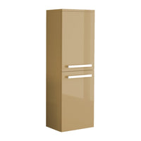 LaToscana Ambra Wall Mounted Floating Linen Tower with 2 Shelves - Model Bath