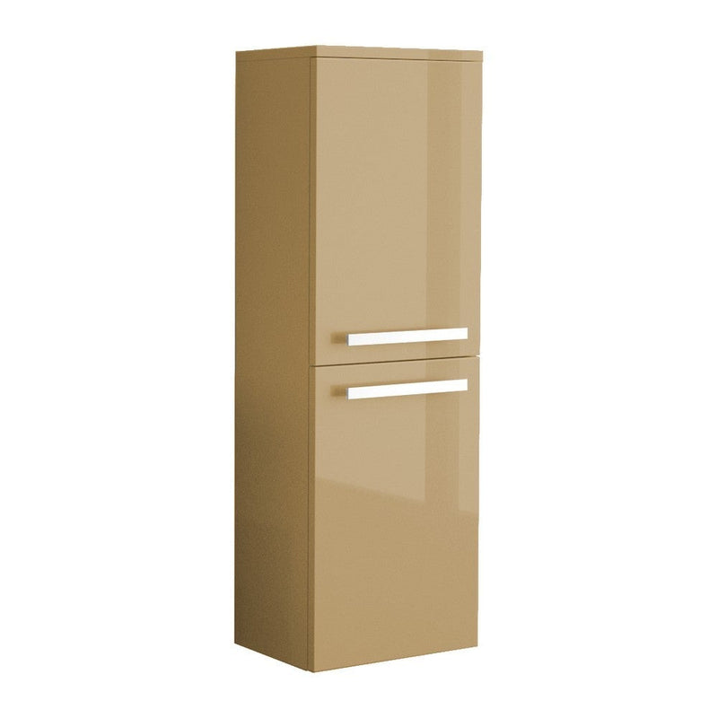 LaToscana Ambra Wall Mounted Floating Linen Tower with 2 Shelves - Model Bath
