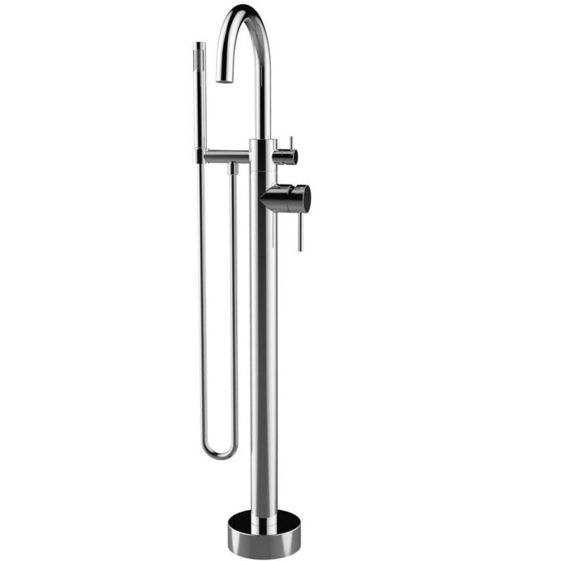 LaToscana Elba Free-standing Floor-mounted Tub Filler with 1.8 GPM Hand Shower - Model Bath