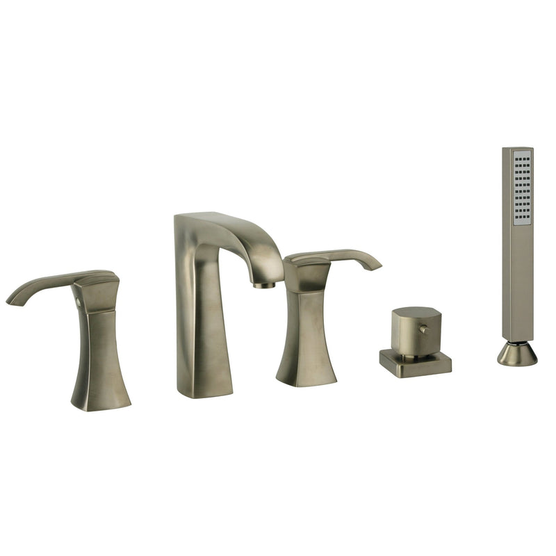LaToscana Lady Roman Tub with Lever Handles & a Diverter with Hand Held Shower - Model Bath