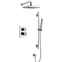 LaToscana Lady Thermostatic Shower with 2-Way Diverter Volume Control & Slide Bar - Model Bath