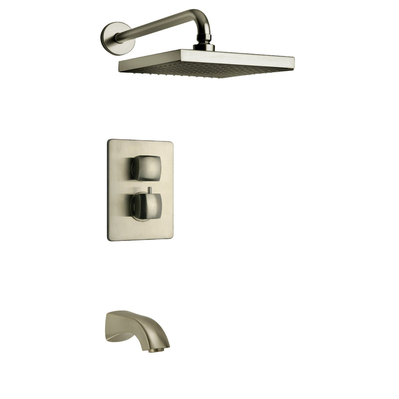 LaToscana Lady Thermostatic Tub & Shower Set with 2-Way Diverter Volume Control - Model Bath