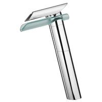 LaToscana Morgana Tall Single Handle Lavatory Vessel Filler with Glass Spout - Model Bath