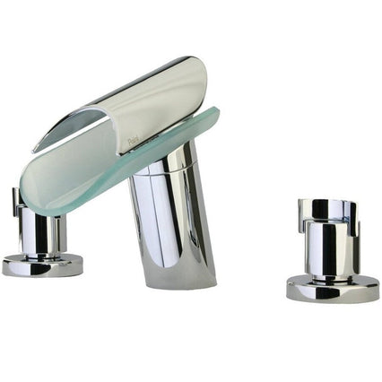 LaToscana Morgana Widespread Lavatory Faucet with Glass Spout - Model Bath