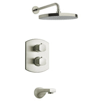 LaToscana Novello Thermostatic Tub and Shower Set with 2-Way Diverter Volume Control - Model Bath