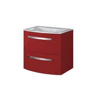 LaToscana Palio 22" Wall Mounted Floating Vanity Single Sink with 2 Drawers - Model Bath
