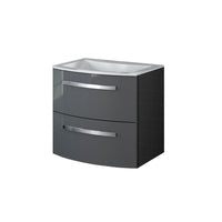 LaToscana Palio 22" Wall Mounted Floating Vanity Single Sink with 2 Drawers - Model Bath