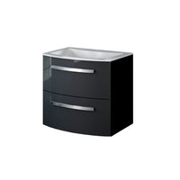LaToscana Palio 22" Wall Mounted Floating Vanity Single Sink with 2 Drawers - Model Bath