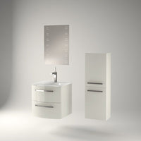 LaToscana Palio 22" Wall Mounted Floating Vanity Single Sink with 2 Drawers - Model Bath