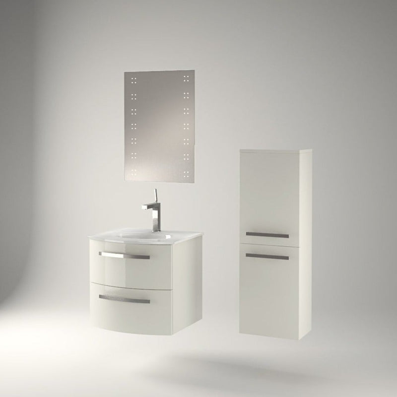 LaToscana Palio 22" Wall Mounted Floating Vanity Single Sink with 2 Drawers - Model Bath