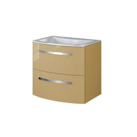LaToscana Palio 22" Wall Mounted Floating Vanity Single Sink with 2 Drawers - Model Bath