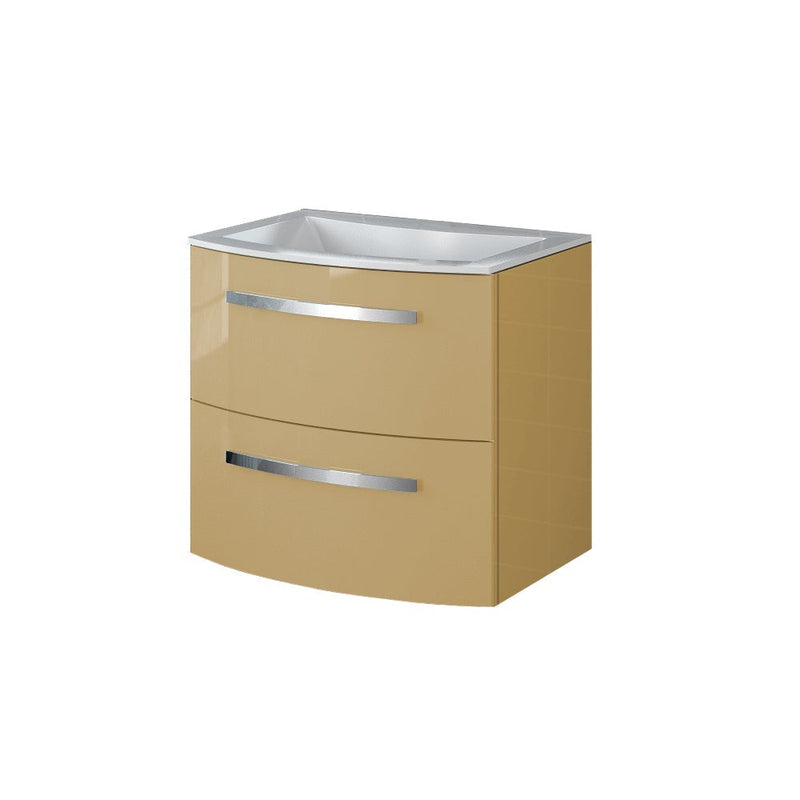 LaToscana Palio 22" Wall Mounted Floating Vanity Single Sink with 2 Drawers - Model Bath